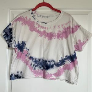 Lululemon Cates T-Shirt Diverge Dye Pink Multi 6